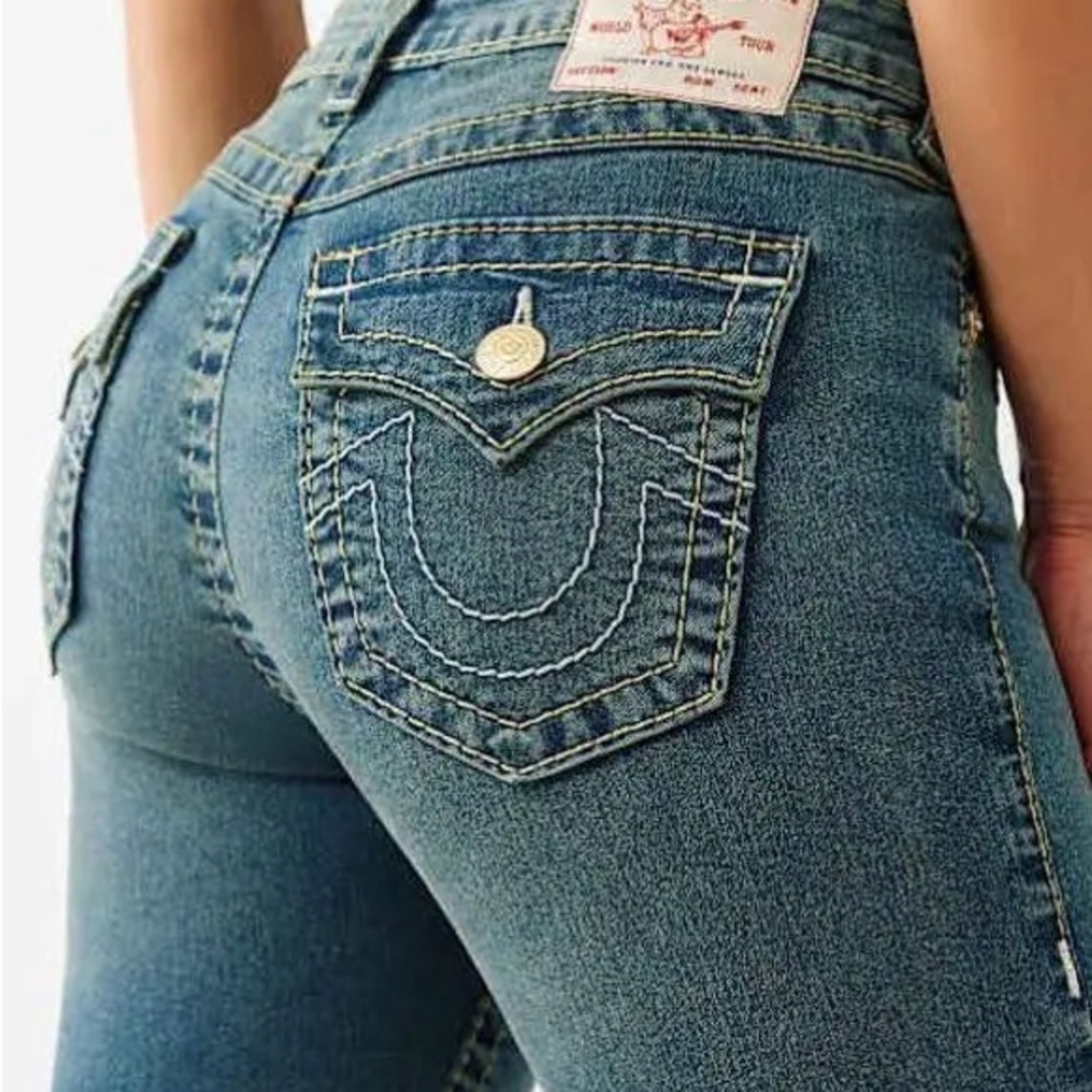 True Religion Blue Flare Jeans